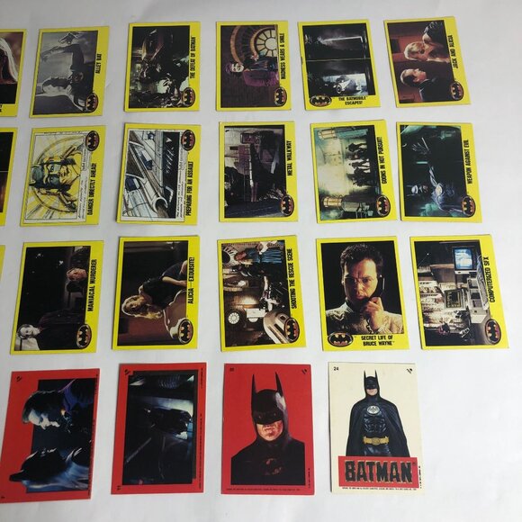 Lot of 62 1989 Topps Batman The Movie Trading & Sticker Cards - Picture 9 of 12